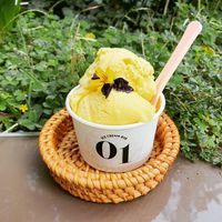 Mango sorbet at 01 Ice Cream Bar - Maybe closed in Busan