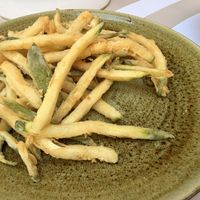Courgette fries minus the tzatziki   at O Aetos - Ο Αετός Restaurant in Pylos