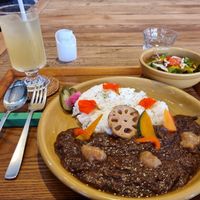 Fig curry at Veggie Cafe Mazina in Fujinomiya