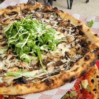 Mr Musho Risin pizza at Franc Jr's Famous Pizzeria in Coolangatta