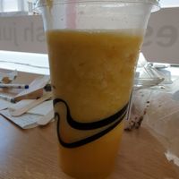 Passion fruit smoothie at Grab in Limassol