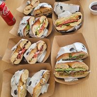 All the bagels at Bagel Me in Nicosia