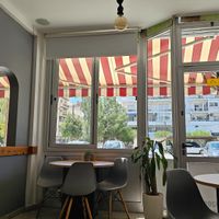 Inside the "Bagel Me" at Bagel Me in Nicosia
