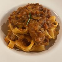 Fettuccine al cinghiale felice! Buonissime!  at Sarma Bistrot in Arezzo