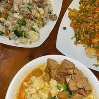 All three dishes  at Aunty Mena's in Wellington