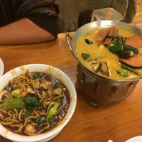 curry vegan fish  at Aunty Mena's in Wellington