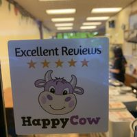 Happy cow was here   at Aunty Mena's in Wellington