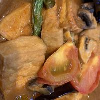 Tofu dish   at Aunty Mena's in Wellington