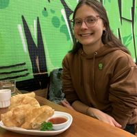   at Aunty Mena's in Wellington