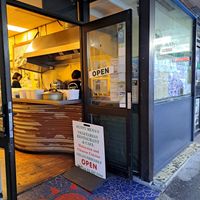 Entrance at Aunty Mena's in Wellington