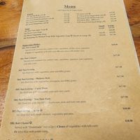 Menu Feb 2026 pg1 at Aunty Mena's in Wellington