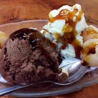 Soy ice cream at Aunty Mena's in Wellington