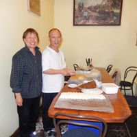 wonton makers at Aunty Mena's in Wellington