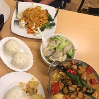 Huge yummy portions  at Aunty Mena's in Wellington