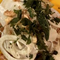 Artichokes with Walnut Trapanese  at Tutto  in Brighton