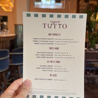   at Tutto  in Brighton