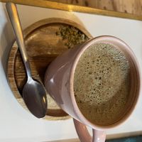 Vegan CBD hot chocolatee  at Farm Girl in South West London