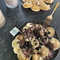 Vegane Poffertjes  at Zand & Zee Cafe Lounge in Binz