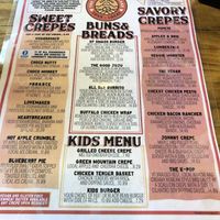 Menu  at The Skinny Pancake Quechee in Quechee