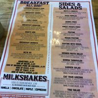 Menu  at The Skinny Pancake Quechee in Quechee