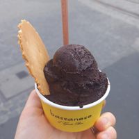 Dunkle Schokolade at Bassanese Cafe am Dom in Wurzburg