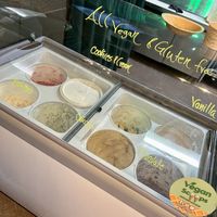 Ice cream offerings   at Vegan Scoops in Orlando