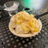 pina colada sundae at Vegan Scoops in Orlando
