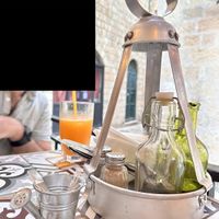 Adorable tableware!   at Hamam Cafe in Rhodes