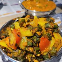 Bhindi Masala- delicious! at Royal Tandoor in Santa Clarita