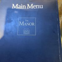 Menu has clear section for vegans  at The Manor in St Bees