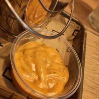 Burger sauce at Holy Cow in Bergen