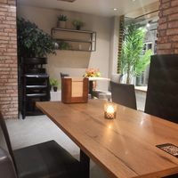 Downstairs, entrance to other shops at Holy Cow in Bergen