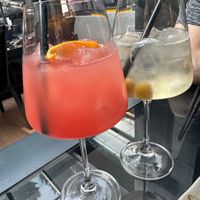 Sake cocktails  at Saramene Onimusha in Tbilisi