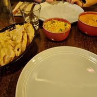 Vegan Butter Chick'n with Garlic Naan at Fusion of Flavours in Dunedin