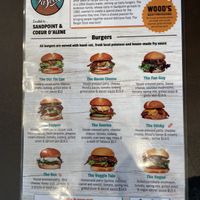 Two burgers  at The Burger Dock - CDA in Coeur D Alene