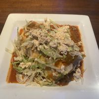 plant based smothered burrito  at Blue Agave Grill in Denver