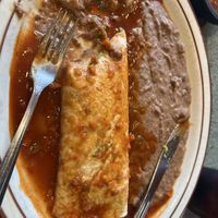 Amazing bean burrito   at Chapala Mexican Restaurant in Pocatello