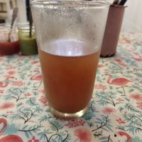 ponche de frutas #Veganuary at The Veggie House in Mexico City