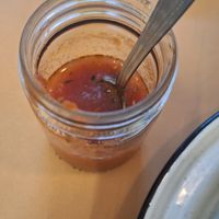 Amé la salsita de tomate dulce at The Veggie House in Mexico City