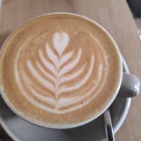 Cappuccino with ist milk at Baranka in Sopron