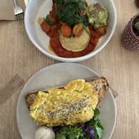 Scrambled tofu  at Lucy's The Deli in Berlin