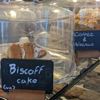 Vegan Biscoff cake at The Refinery  in Faversham