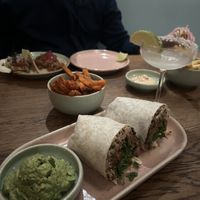 Vegan burritoos  at Fonda in Surry Hills