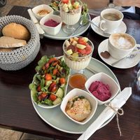 The perfect start to a warm autumn day   at Budapest Bistro in Vienna