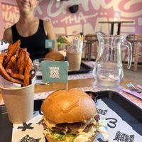 Burger  at Vegan Junk Food Bar -  L'Eixample in Barcelona