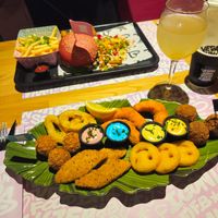 Sumo platter (full size) to share or alone! at Vegan Junk Food Bar -  L'Eixample in Barcelona