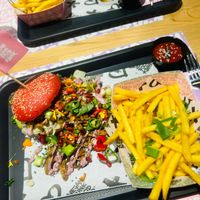 Beasties burger at Vegan Junk Food Bar -  L'Eixample in Barcelona