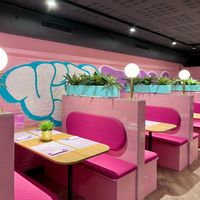 Interiors at Vegan Junk Food Bar -  L'Eixample in Barcelona