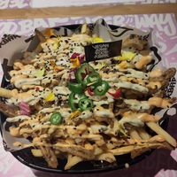 Loaded fries at Vegan Junk Food Bar -  L'Eixample in Barcelona