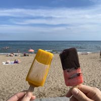 Passionfruit mango and strawberry mojito  at Loco Polo & Loco Bowl in Barcelona